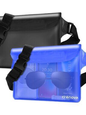 Waterproof Bag Fanny Packs for Women, Floating Beach Bags 2PCS